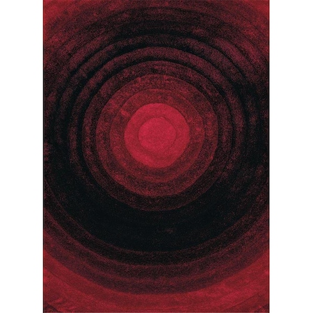 United Weavers 7 ft. 10 in. x 10 ft. 6 in. Finesse Cyclic Oversize Rug, Burnt Red 2100 20838 912